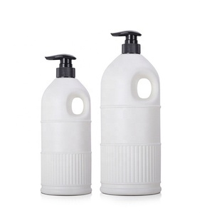 1L/2L HDPE şampuan şişesi 1000ml özel büyük şampuan ve saç kremi şişeleri saplı - Product Image 1