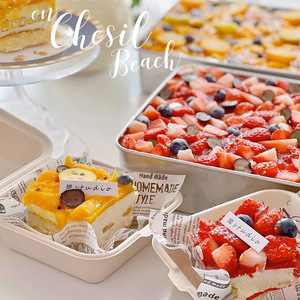 ティラミス包装弁当箱使い捨てデザートサンドイッチハンバーガーケーキ包装箱 - Product Image 2