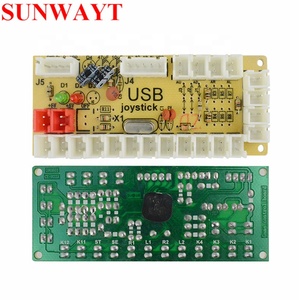Hot Sale 1 Player Zero Delay <strong>Arcade</strong> Game <strong>Controller</strong> <strong>USB</strong> Encoder to PC Joystick and Buttons for <strong>Arcade</strong> Diy Kit Parts