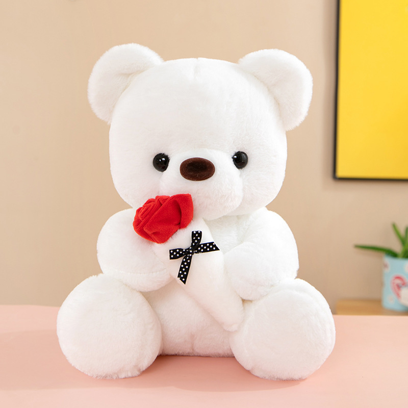 Ours rose blanche
