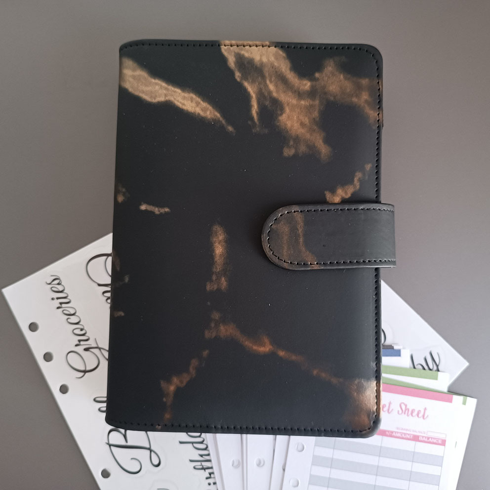 Black Marble Binder