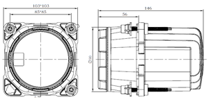 E-mark ECE R112承認18WLEDヘッドライトマルチボルト9-33VDCハイまたはロービーム - Product Image 6