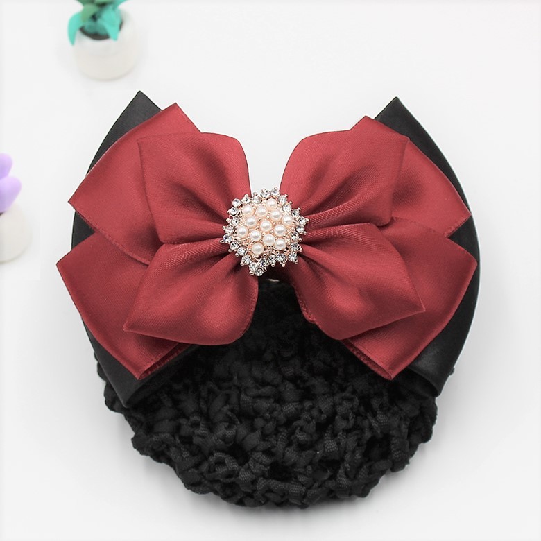 Five-pointed small pearl red jf