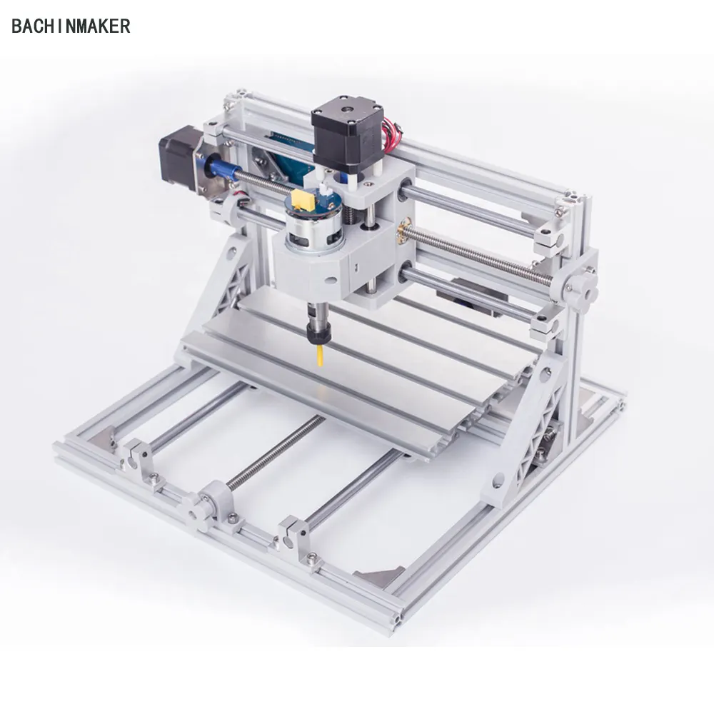 BACHINMAKER — mini graveur Laser cnc à 3 axes, routeur, Machine de découpe du bois, bricolage, pour petites entreprises