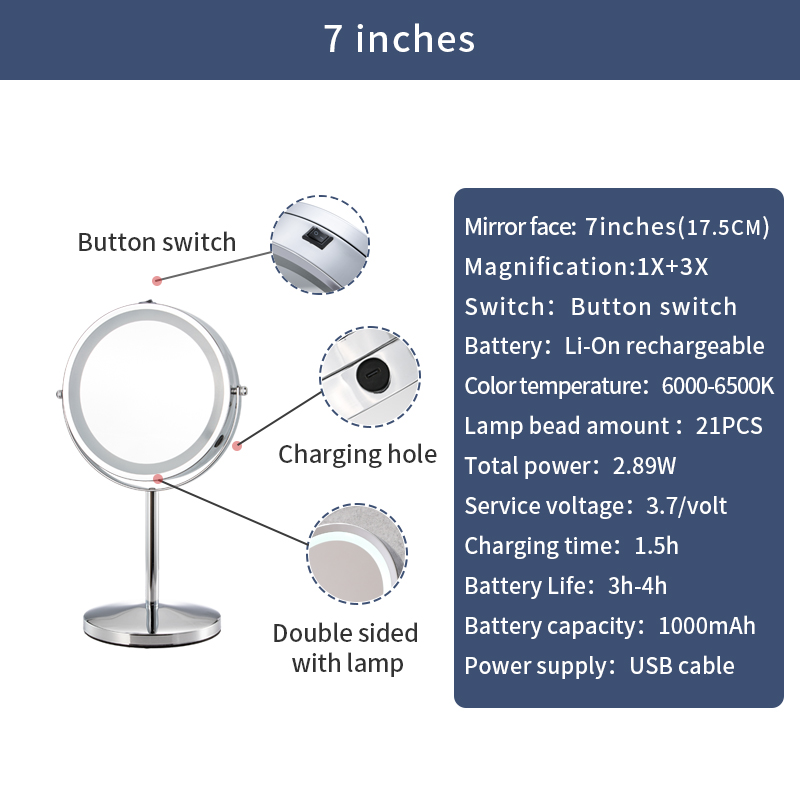 7inch F1009 Charge button,1X+3X