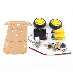 Smart 2WD Robot Car Chassis Kit mit optischen Encoder motoren und 18650 Batterie kasten Kompatibel mit Arduino