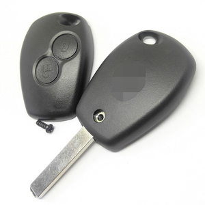 Topbest 2 düğmeler için yedek araba anahtar kapağı kılıfı Fob renault Dacia Modus C lio 3 T-wingo kangoo araba anahtarı kabuk - Product Image 2