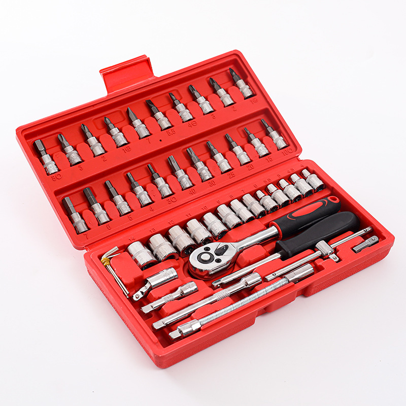 46 Pcs Red Box