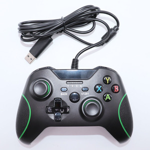 ตัวควบคุมเกมแบบมีสายสำหรับ Xbox One,จอยสติ๊กเกมแพดตัวควบคุมแบบสั่นคู่สำหรับ PC Xbox One คอนโซลจอยสติ๊ก - Product Image 1