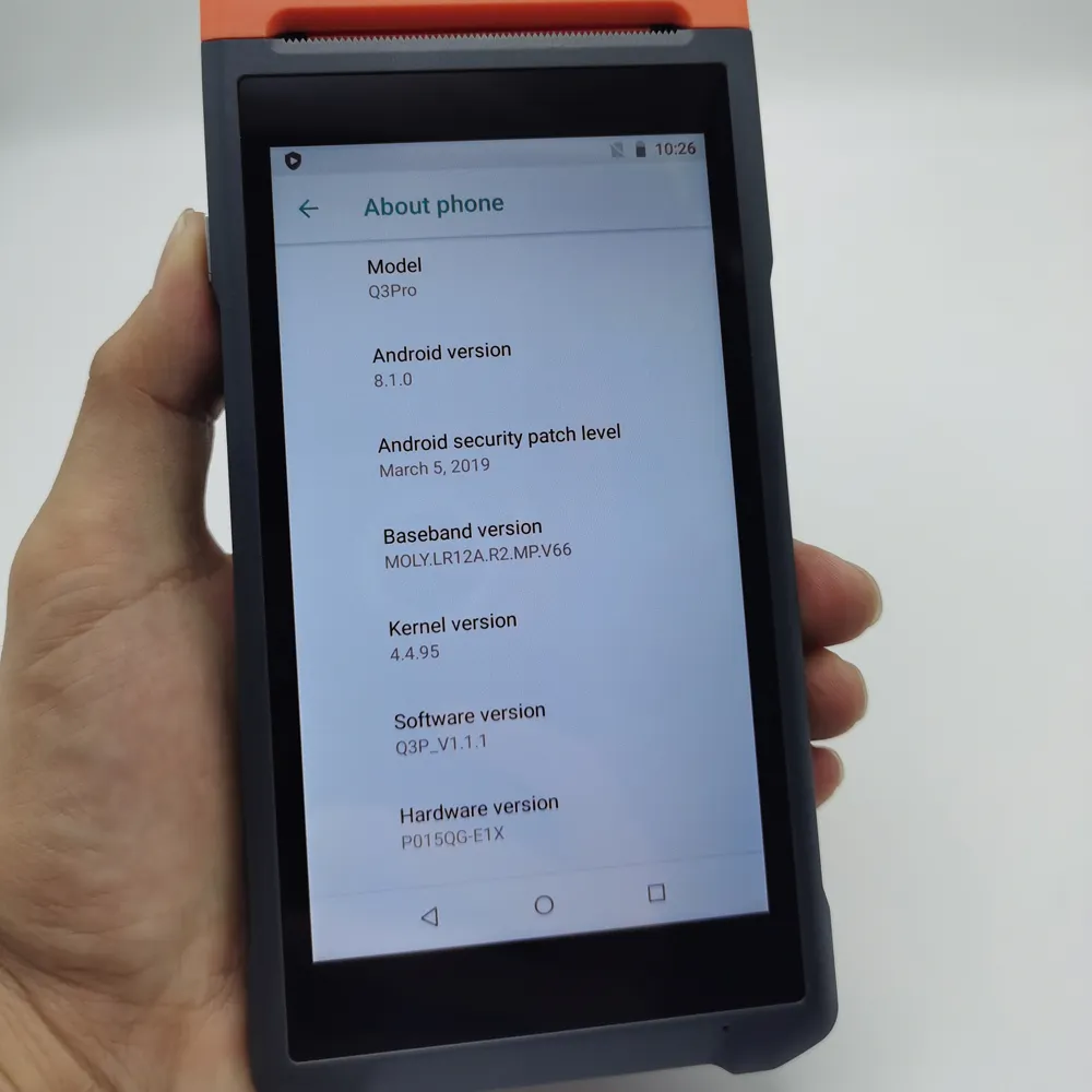 ราคาถูก 4 ซิม oem android pos terminal Q3Pro เครื่องเรียกเก็บเงินอิเล็กทรอนิกส์ SDK ระบบขายจุดมือถือโทรศัพท์มือถือสําหรับการชําระเงิน