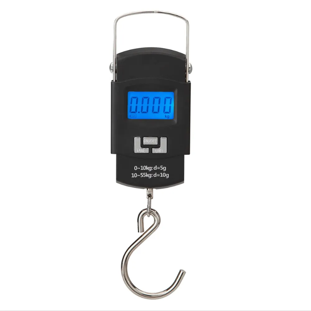 Factory wholesale low price 110lb/50kg LCD luggage scale electronic digital scale LED screen luggage weighing scale