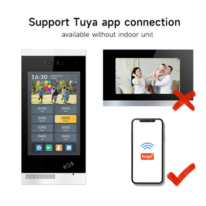 Sistema de intercomunicación de video IP con pantalla táctil de gama alta de 10 pulgadas Tuya Control remoto inalámbrico Cámara HD Intercomunicador bidireccional para apartamento - Product Image 3