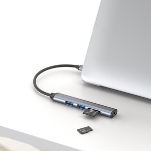 High Speed Splitter <strong>5</strong> Port Docking Station with 3.5mm <strong>Audio</strong>, <strong>5</strong> in <strong>1</strong> Hub Type c to USB3.0 Charging <strong>Adapter</strong> for Ipad - Product Image 5