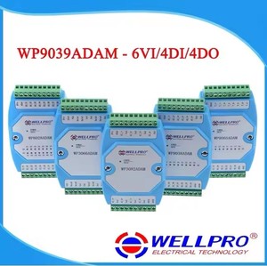 Wellpro WP9039ADAM RS485 MODBUS RTU Comunicaciones 6V 4DI 4DO 0-10V Módulo de entrada y salida digital - Product Image 2