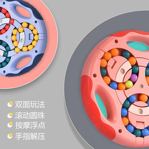 Hot Sale 3D 3 in 1 Stress Release Toy Spinner <strong>Puzzles</strong> <strong>Decompression</strong> Fingertip Gyro Rotating Magic Bean <strong>Fidget</strong> <strong>Cube</strong> Toys - Product Image 5