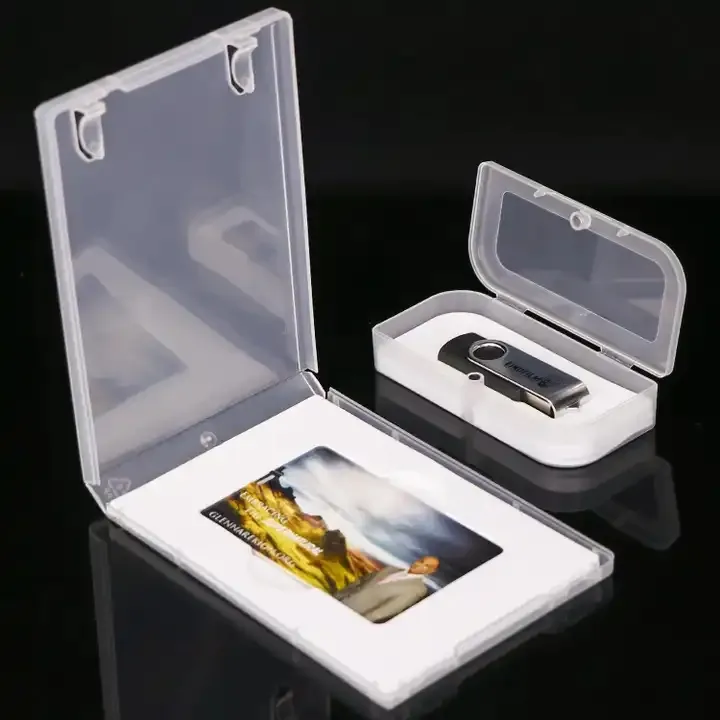 Пластиковая коробка для хранения памяти USB
