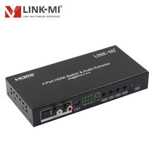 4x1 <strong>HDMI</strong> <strong>2</strong>.0 <strong>Switch</strong> with ARC and CEC for Home Theater Systems 4K <strong>HDMI</strong> <strong>Switch</strong> with Audio Extractor - Product Image 1