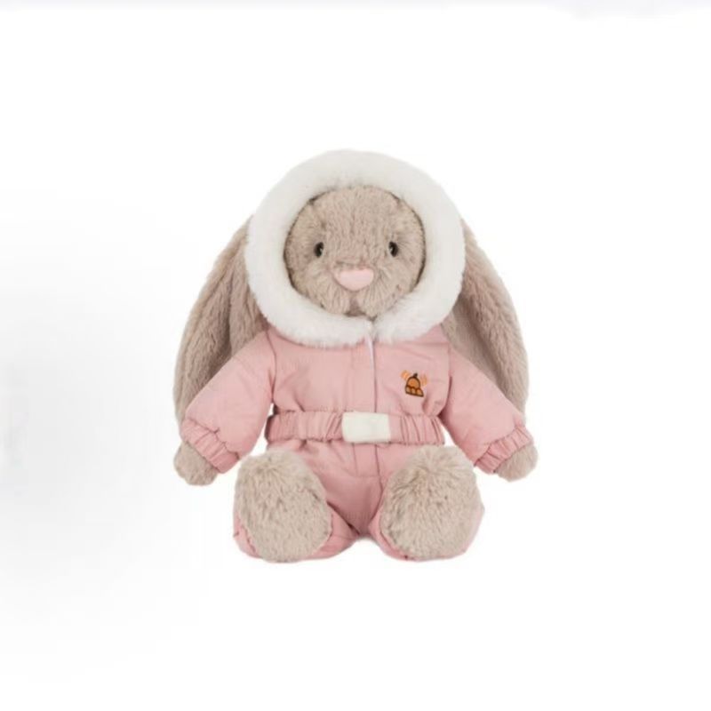 Peluche Lapin Bonhomme de Neige
