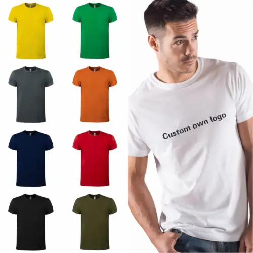 Fabrik Direkt Grafik T-Shirt benutzer definierte Druck, 60% Baumwolle 40% Polyester Siebdruck T-Shirt