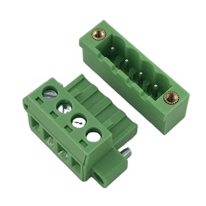 5.08mm Pitch PCB Plug in Terminal Block with Fixed Ears Flange Male and Female XK2EDGKM XK2EDGRM - Product Image 6