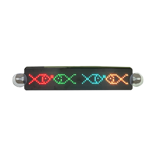 Display digitale a Led per auto 12*72 pixel con schermo per messaggi in movimento APP a scorrimento programmabile RGB Display a Led per lunotto auto - Product Image 4