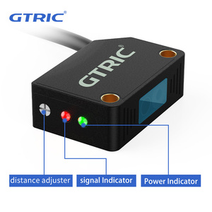 GTRIC square Photoele switch Infrared beam Visible small spot 10-30VDC 3-wires PNP <strong>diffuse</strong> <strong>reflection</strong> laser photoelectric <strong>sensor</strong> - Product Image 3