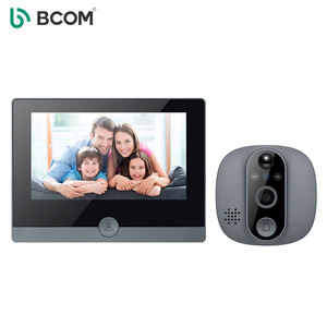 Цифровой глазок для умного дома, высокое разрешение, Wi-Fi, 4,3 дюйма, датчик движения, ночное видение - Product Image 1