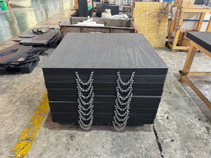 800*800*50mm nặng nhiệm vụ cường độ cao cường độ cao không trượt uhmwpe cần cẩu miếng đệm OUTRIGGER cần cẩu miếng ổn định - Product Image 2