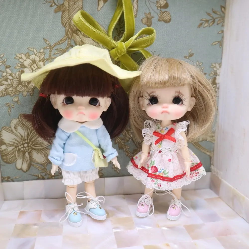 Cabeça de boneca do sto feito à mão, personalização ob 11 mini boneca diy obtisu 11 cabeça de boneca