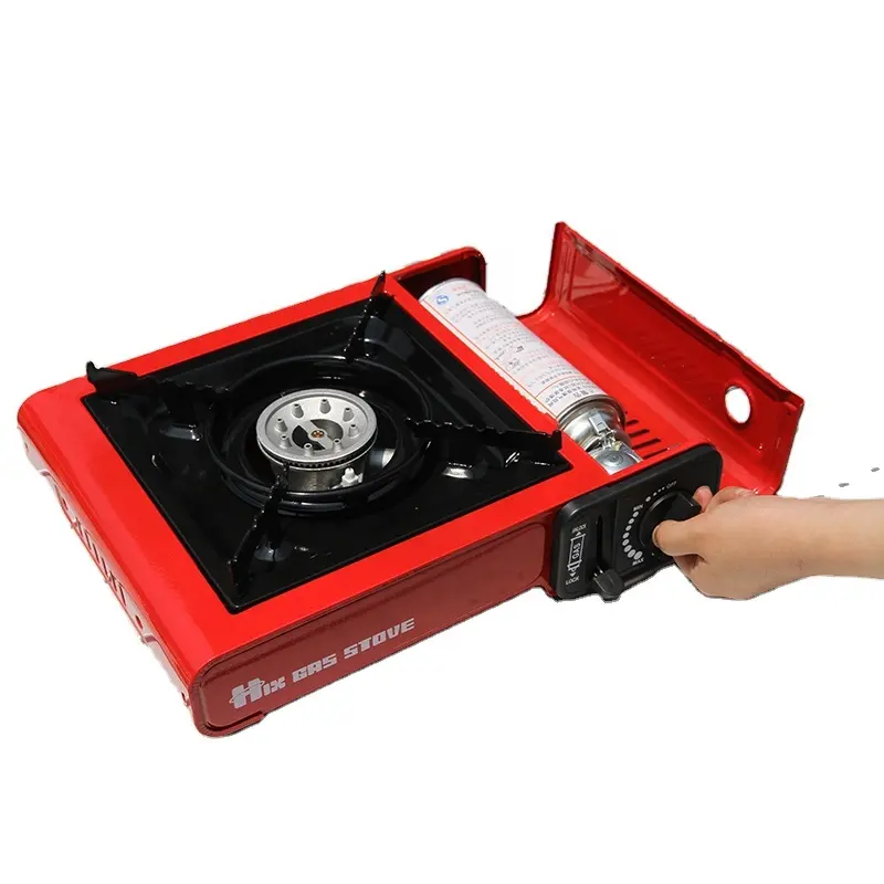 Camping portable free standing gas cooker with oven