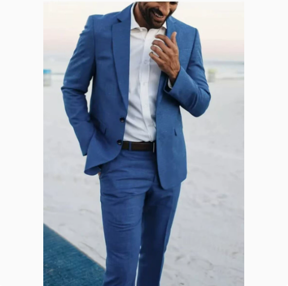 Blue suit and trousers