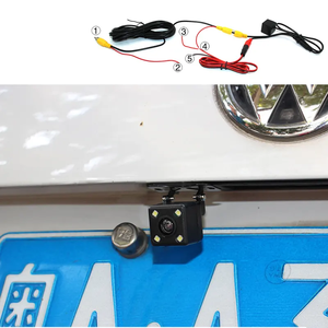 Rear Camera Car Waterproof Parking Assistance <strong>Reversing</strong> Back CMOS Image <strong>Sensor</strong> <strong>4</strong> LED Rearview Camera Night View