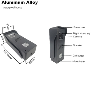 2 Apartment Villa 2 <strong>Way</strong> <strong>Intercom</strong> <strong>Wired</strong> Video Door Phone CE ROHS <strong>Intercom</strong> <strong>System</strong>