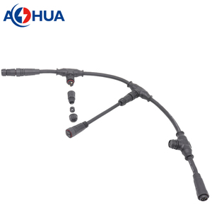 Tarım için dış aydınlatma güç dize kablo uzatma tel su geçirmez IP67 T konektörü - Product Image 4