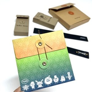 Recyceln Sie Kraft papier umschlag Vintage Umschlag Taschen mit Knopf und Schnur verschluss für Mail Postkarte Rechnungen Einladung - Product Image 5