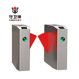Metro Entrance Security Pedestrian Turnstile Qr Code Reader Access Control Flap <strong>Barrier</strong> - Product Image 4