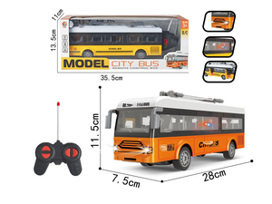 2.4ghz 4 Channels Rc Toy Bus Remote <strong>Control</strong> With Realistic Lights Open Door Function