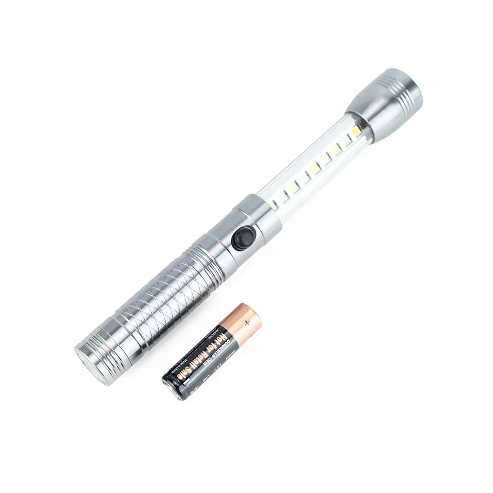 High Power 1W LED Magnetic Torch Light OEM ODM 9SMD Handheld White Red Light Flashlight with XPE Light Source Aluminum Body