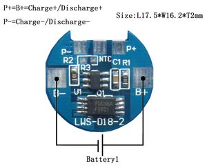 Sıcak satış 94v0 Led elektronik Pcb kartı 3.7v 18650 Li-ion BMS 1s - Product Image 2
