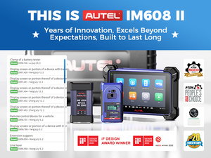 Autel im608II Schlüssel programmierer Auto tester Diagnose scanner Mehr marken-Auto-Scaning-Tools Super-Multi-Fahrzeug-Tablet