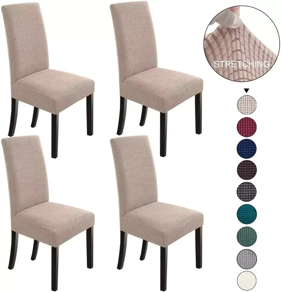 Farben Polar Fleece Stoff Stuhl bezug Stretch Schon bezüge Sitz Stuhl bezüge für Restaurant Bankett Hotel Home Esszimmer