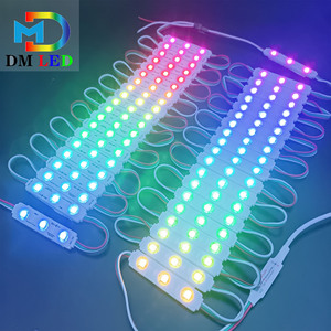 SMD5050 RGB Полноцветный 12 В светодиодные модули света 0,75 Вт цифровой RGB Светодиодный модуль 2811 IC Программируемый волшебный свет для букв каналов