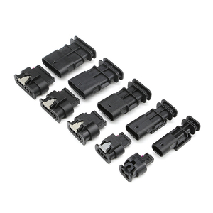 3Pin 1-1718644-1 MCON互连系统1.2毫米系列母自动防水连接器电缆连接器 - Product Image 5