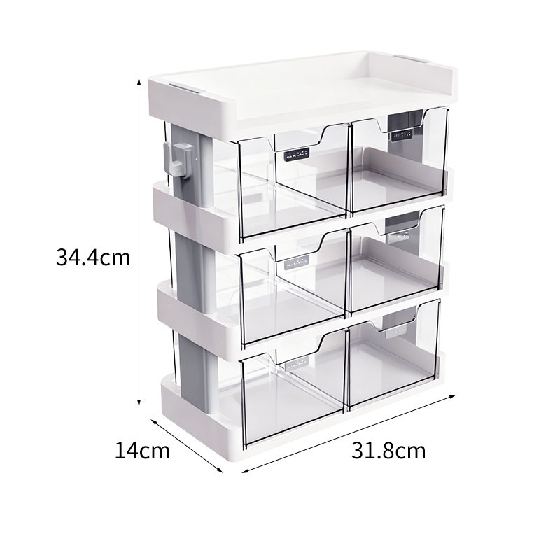 Three layers of white