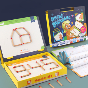 グラフィックチャレンジマッチゲーム論理的思考マッチおもちゃ数学アルファベットアイテム形マッチゲーム - Product Image 4
