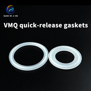 Nhà máy bán thực phẩm lớp trắng Silicone cao su nhanh chóng phát hành Gasket tri-kẹp Gasket cho vệ sinh ferrule phụ kiện - Product Image 2