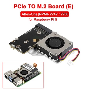 PCIe To M.2 Adapter Board (E) mit Lüfter für Raspberry Pi 5 Kompatibel mit 2242/2230 Größe NVMe M.2 SSD Hoch geschwindigkeit lesung - Product Image 2