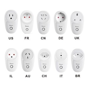SONOFF S26 US/UK/CN/<strong>AU</strong>/EU/BR/IT/CH/IL Standard Smart Power WiFi Socket Switch Wireless <strong>Remote</strong> Outlet with Alexa Google - Product Image 1