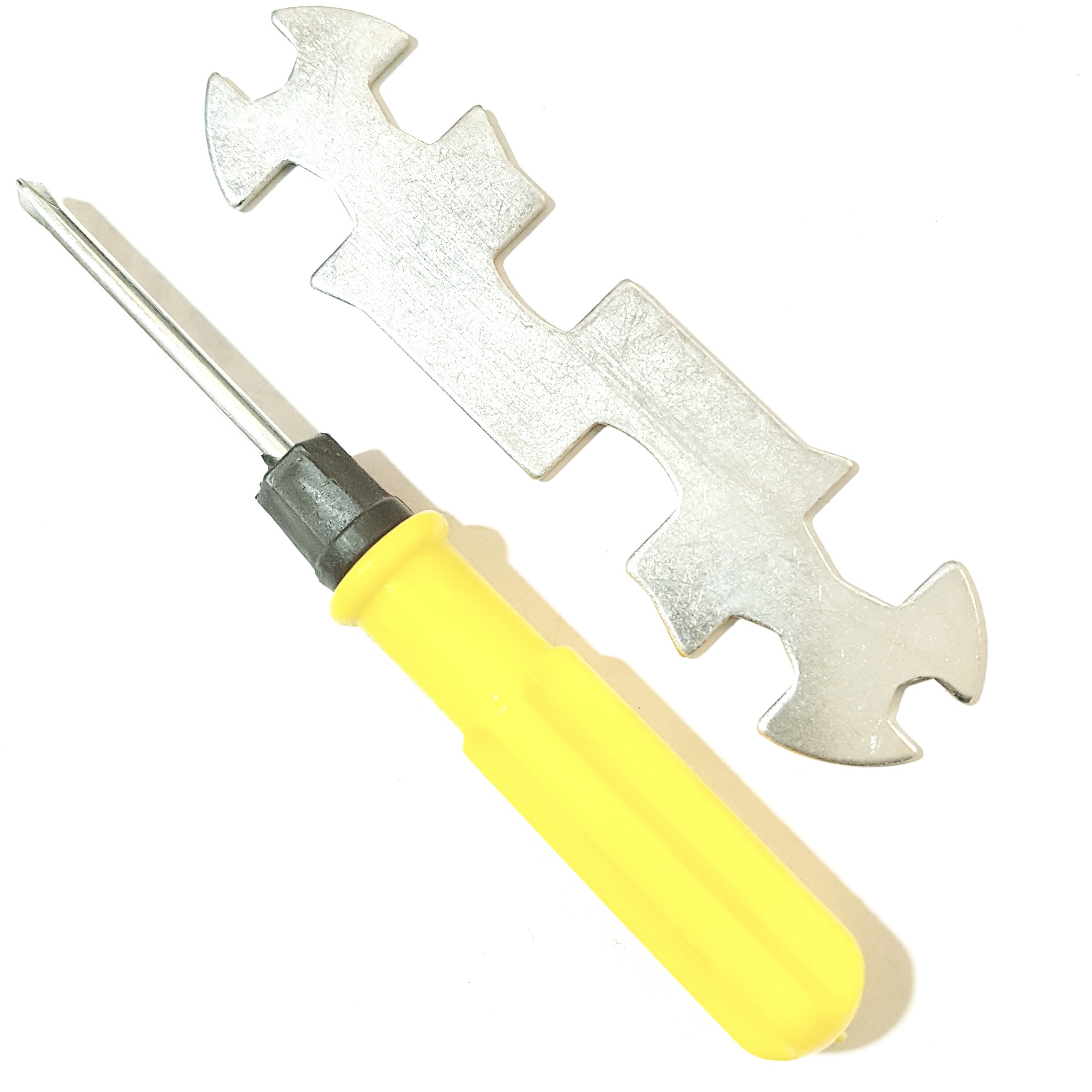 wrench and screwdriver