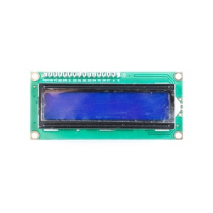 LCD1602 1602 LCD-Modul Blauer Bildschirm 16x2 Zeichen LCD-Anzeige mit seriellem IIC I2C-Schnittstellenadaptermodul für Arduino